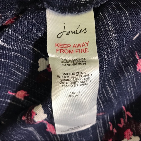 Joules Lucinda Blue Floral Sleeveless Round Neck Zip Up A-Line MIDI Dress Size 2 - Picture 13 of 16